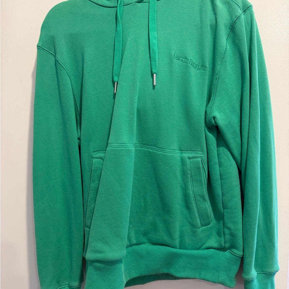 Favorite Daughter Vibrant Green Hoodie